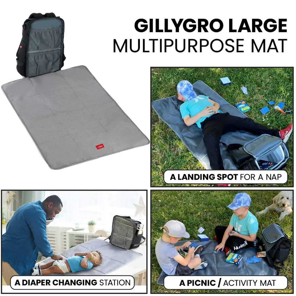 GillyGro Classic Backpack Bundle – The Ultimate Backpack for Parents
