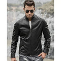 Men’s Leather Biker Jacket